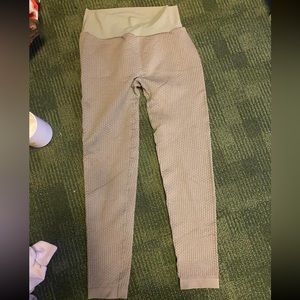 Khaki Honeycomb Ryderwear Leggings